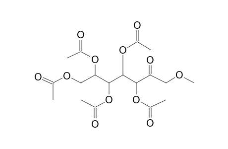 Methyl pentaacetyl-D-mannoheptuloside