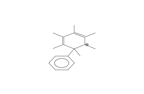 1-PHENYL-1,2,3,4,5,6-HEXAMETHYLBENZOLONIUM CATION