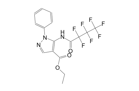 ethyl 5-[(2,2,3,3,4,4,4-heptafluorobutanoyl)amino]-1-phenyl-1H-pyrazole-4-carboxylate