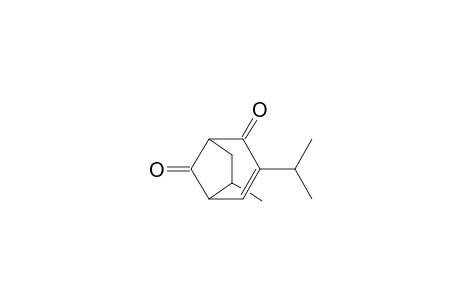 Bicyclo[3.2.1]oct-3-ene-2,8-dione, 6-methyl-3-(1-methylethyl)-, endo-(.+-.)-