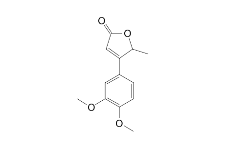 4-(3,4-dimethoxyphenyl)-5-methyl-2(5H)-furanone