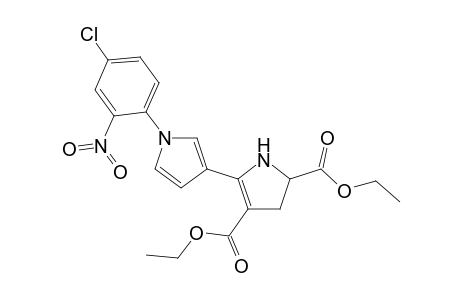 bis(Ethyl) 3-[N-(4"-chloro-2"-nitrophenyl)pyrrol-3'-yl]-2,3-dihydro-1H-pyrrole-2,4-dicarboxylate