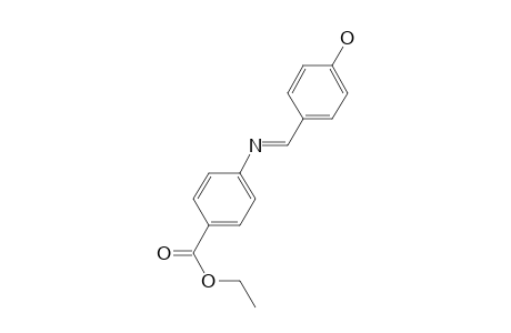 Benzoic acid, 4-(4-hydroxybenzylidenamino)-, ethyl ester