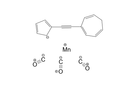 Manganese(I) 3-(2-cyclopenta-1,3-dien-1-ylethynyl)cyclohepta-1,3,5-triene tricabonyl