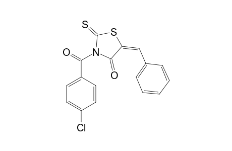 (5Z)-5-Benzylidene-3-(4-chlorobenzoyl)-2-thioxo-1,3-thiazolidin-4-one