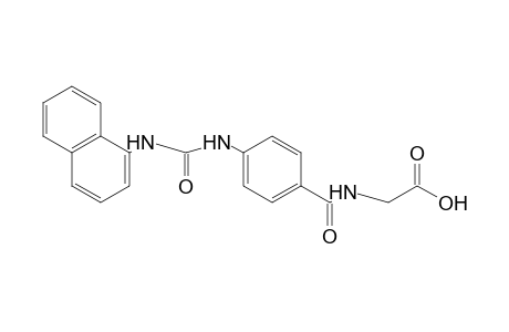 p-[3-(1-Naphthyl)ureido]hippuric acid