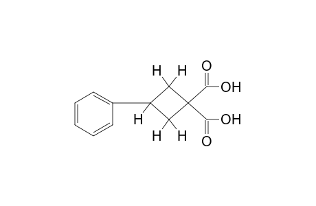 3-phenyl-1,1-cyclobutanedicarboxylic acid
