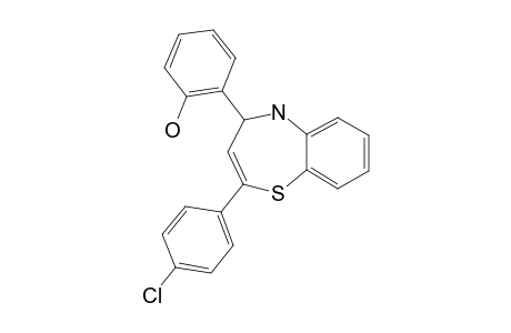 2-(4''-CHLOROPHENYL)-4-(2'-HYDROXYPHENYL)-4,5-DIHYDRO-1,5-BENZOTHIAZEPINE