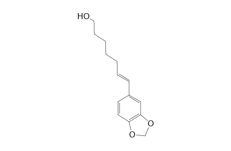 7-(3',4'-Methylenedioxyphenyl)-E-6-heptenol