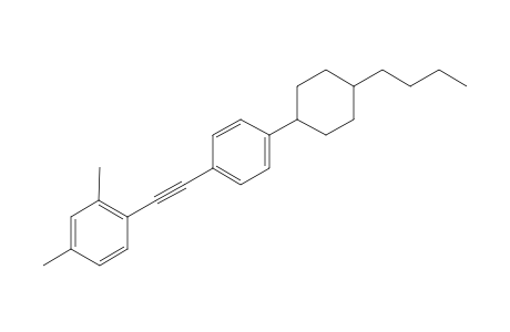 1-([4-(4-Butylcyclohexyl)phenyl]ethynyl)-2,4-dimethylbenzene