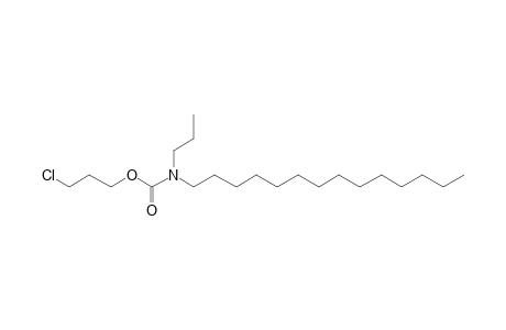 Carbonic acid, monoamide, N-propyl-N-tetradecyl-, 3-chloropropyl ester