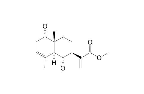 1-ALPHA,6-ALPHA-DIHYDROXY-EUDESMA-3,11(13)-DIEN-12-CARBOXYLIC-ACID-METHYLESTER