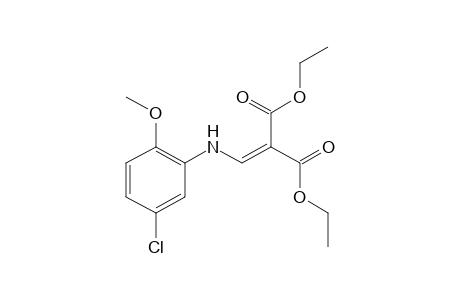 [(5-chloro-o-anisidino)methylene]malonic acid, diethyl ester
