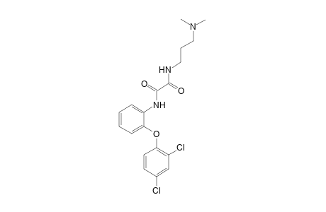 N-[o-(2,4-dichlorophenoxy)phenyl]-N'-[3-(dimethylamino)propyl]oxamide