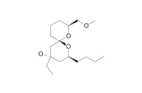 (2S,4S,6S,8S)-2-Butyl-4-ethyl-8-((methoxy)methyl)-1,7-dioxaspiro[5.5]undecan-4-ol