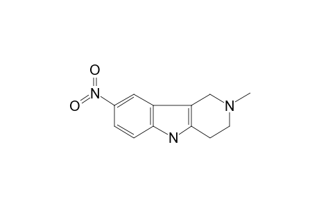 3-Methyl-6-nitro-1,2,3,4-tetrahydro-.gamma.-carboline