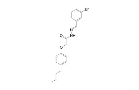 N'-[(E)-(3-bromophenyl)methylidene]-2-(4-butylphenoxy)acetohydrazide