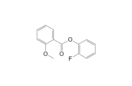 2-Methoxybenzoic acid, 2-fluorophenyl ester