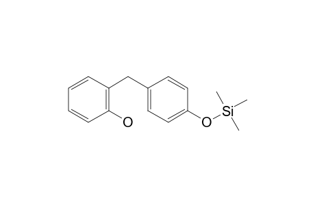 2-(4-Hydroxybenzyl)phenol, tms derivative, isomer 1