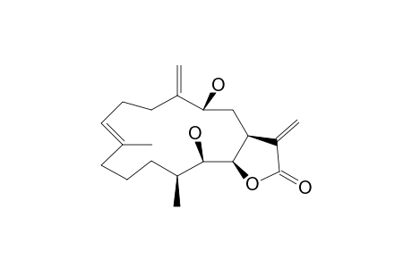 3(R),13-Dihydroxycembra-4(18),7,15(17)-trien-16,14-olide