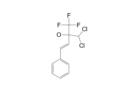 1,1-DICHLORO-2-TRIFLUOROMETHYL-4-PHENYL-(E)-BUT-3-EN-2-OL
