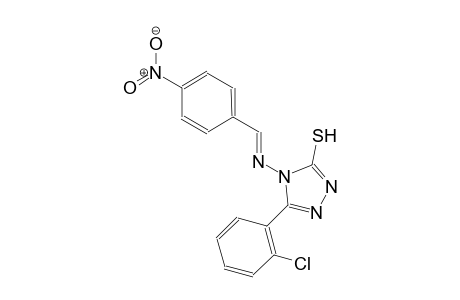 5-(2-chlorophenyl)-4-{[(E)-(4-nitrophenyl)methylidene]amino}-4H-1,2,4-triazol-3-yl hydrosulfide