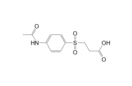 3-{[4-(acetylamino)phenyl]sulfonyl}propanoic acid