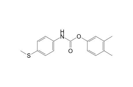 p-(methylthio)carbanilic acid, 3,4-xylyl ester