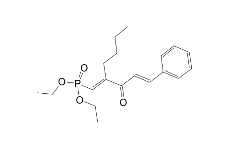 (1E,4E)-2-butyl-1-diethoxyphosphoryl-5-phenyl-penta-1,4-dien-3-one