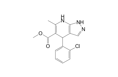 METHYL-4-(2-CHLOROPHENYL)-6-METHYL-4,7-DIHYDRO-1H-PYRAZOLO-[3,4-B]-PYRIDINE-5-CARBOXYLATE