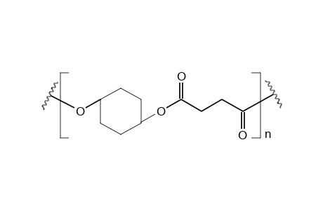 Poly(1,4-cyclohexane dimethylene succinate)