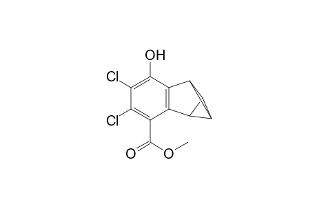 1,2,3-Metheno-1H-indene-4-carboxylic acid, 5,6-dichloro-2,3-dihydro-7-hydroxy-, methyl ester