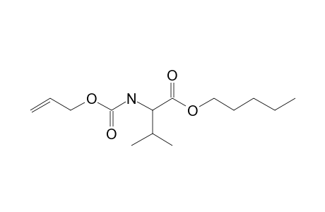 L-Valine, N-allyloxycarbonyl-, pentyl ester