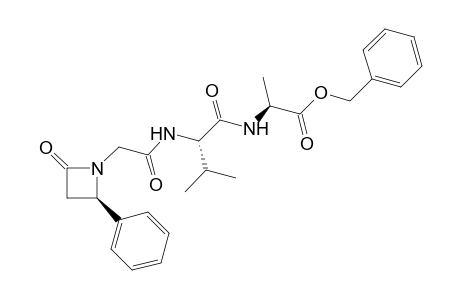 [2-(<R>-2'-Oxo-4'-phenylazetidin-1'-yl)acetyl]-L-valyl-L-alanine - benzyl ester