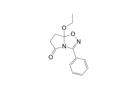 7a-ethoxy-3-phenyl-6,7-dihydropyrrolo[1,5-d][1,2,4]oxadiazol-5-one