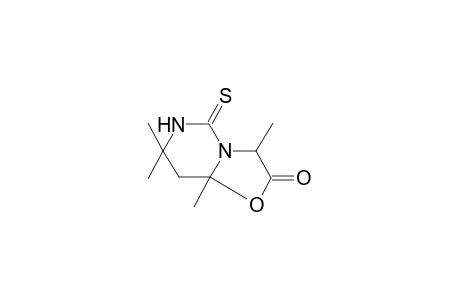 5H-oxazolo[3,2-c]pyrimidin-2(3H)-one, tetrahydro-3,7,7,8a-tetramethyl-5-thioxo-