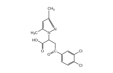 alpha-(3,4-dichlorophenacyl)-3,5-dimethylpyrazole-1-acetic acid