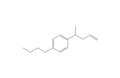 1-Butyl-4-(1-methylbut-3-enyl)benzene