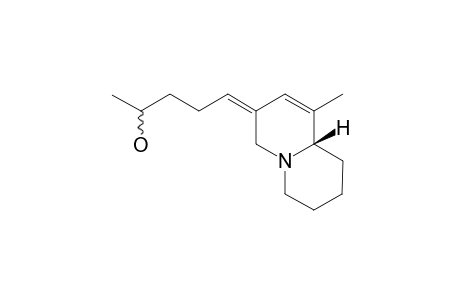 3-(4'-Hydroxypentylidene)-3-methyl-3,4,6,7,8,9-hexahydroquinolizine