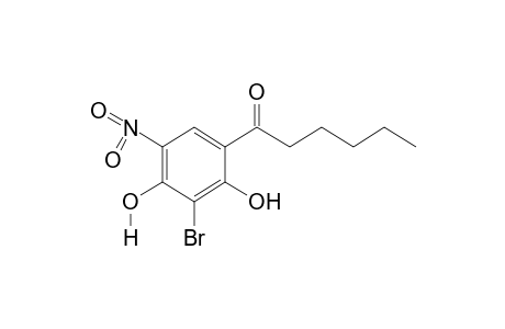 3'-bromo-2',4'-dihydroxy-5'-nitrohexanophenone