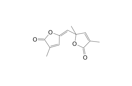 2(5H)-Furanone, 3,5-dimethyl-5-[(4-methyl-5-oxo-2(5H)-furanylidene)methyl]-, (Z)-