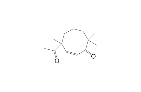 4,8,8-Trimethyl-4-acetylcyclooct-2(cis)-enone