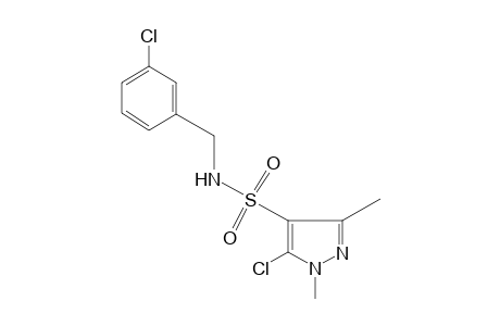 5-chloro-N-(m-chlorobenzyl)-1,3-dimethylpyrazole-4-sulfonamide