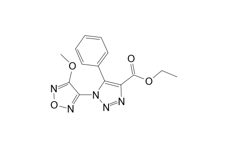 1-(4-Methoxy-furazan-3-yl)-5-phenyl-1H-[1,2,3]triazole-4-carboxylic acid ethyl ester