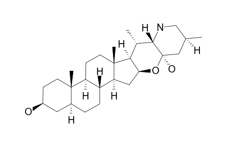 22-ISOPIMPIFOLIDINE;22,26-EPIMINO-16-BETA,23-EPOXY-5-ALPHA,22-BETA-H,25-ALPHA-H-CHOLESTANE-3-BETA,23-ALPHA-DIOL