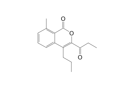 8-Methyl-3-propionyl-4-n-propyl-1H-isochromen-1-one