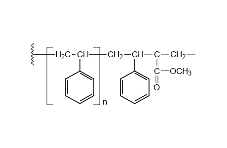 Polystyrene, monomethacrylate terminated