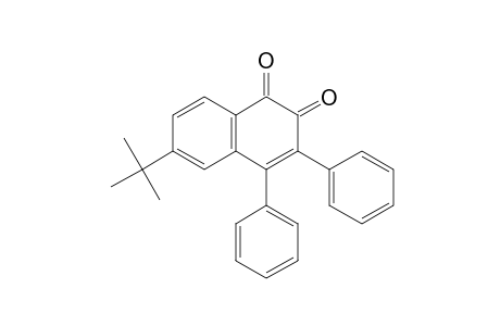 6-tert-BUTYL-3,4-DIPHENYL-1,2-NAPHTHOQUINONE