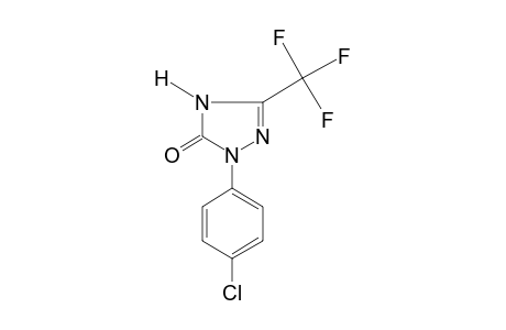 1-(p-chlorophenyl)-3-(trifluoromethyl)-delta^2-1,2,4-triazolin-5-one