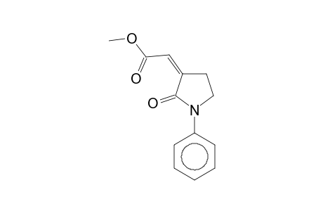 Methyl 2-(2-oxo-1-phenyl-3-pyrrolidinylidene)acetate